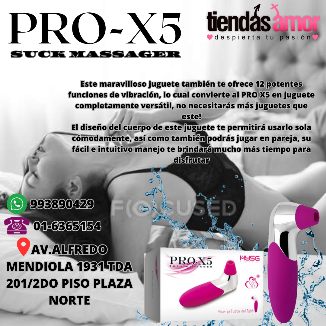 PRO-X5 SUCK MASSAGER TIENDAS AMOR